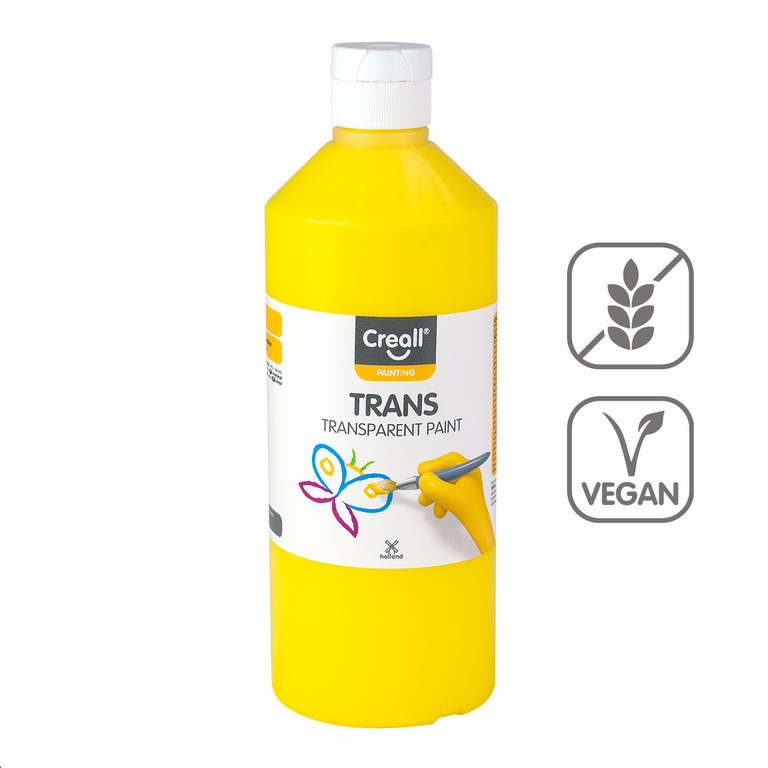 Transparentní barva Creall Trans, 500 ml, žlutá