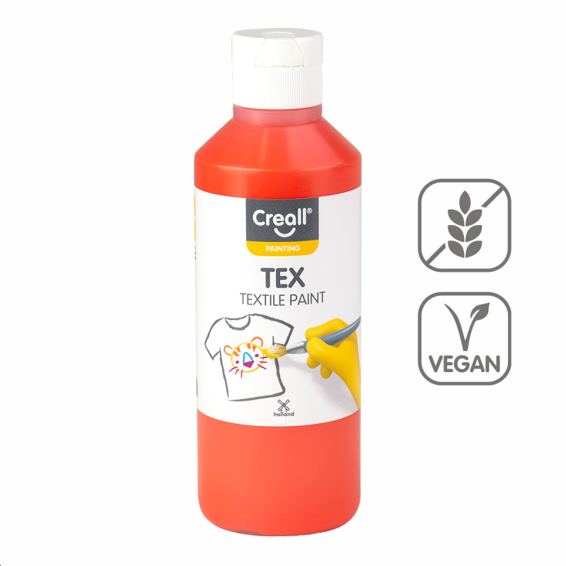 Textilní barva Creall TEX, 250 ml, oranžová