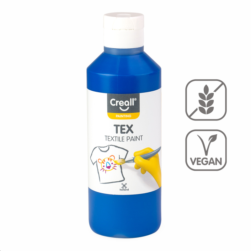 Textilní barva Creall TEX, 250 ml, modrá