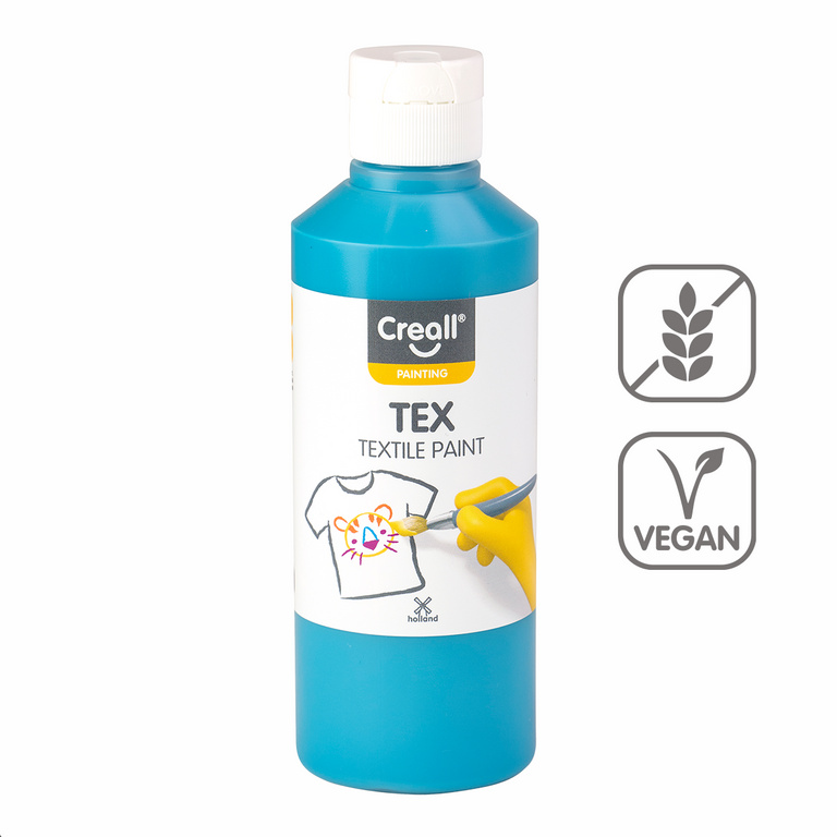 Textilní barva Creall TEX, 250 ml, tyrkysová