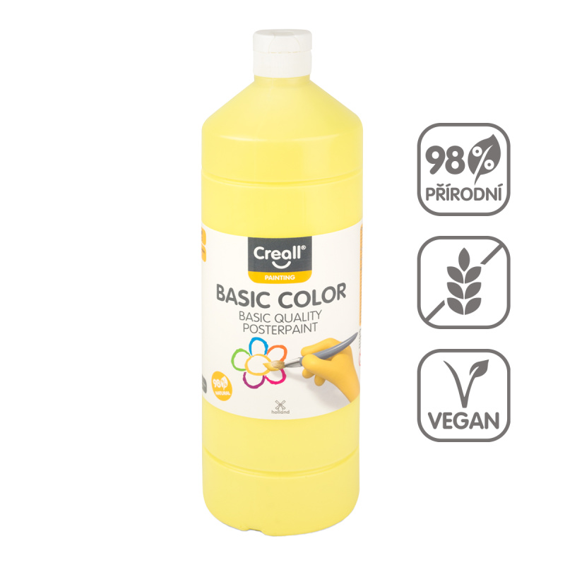 Temperová barva Creall 500 ml - světle žlutá