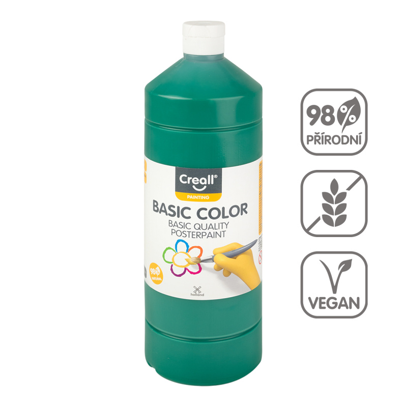 Temperová barva Creall 500 ml - tmavě zelená