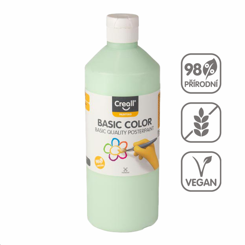 Temperová barva Creall 500 ml - pastelově zelená