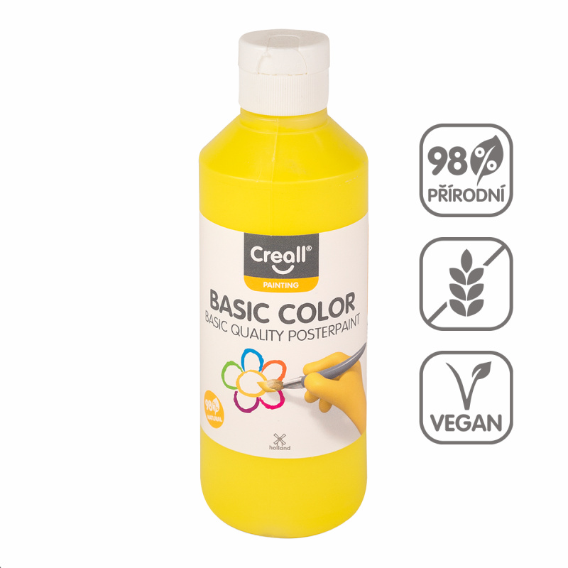 Temperová barva Creall, 250 ml - žlutá