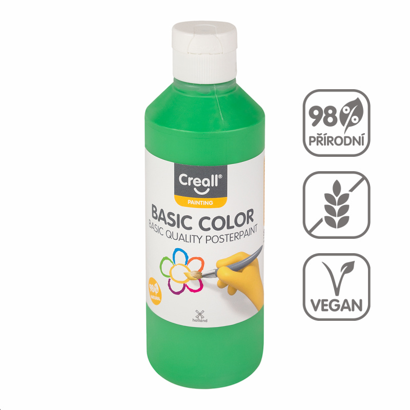 Temperová barva Creall, 250 ml - středně zelená