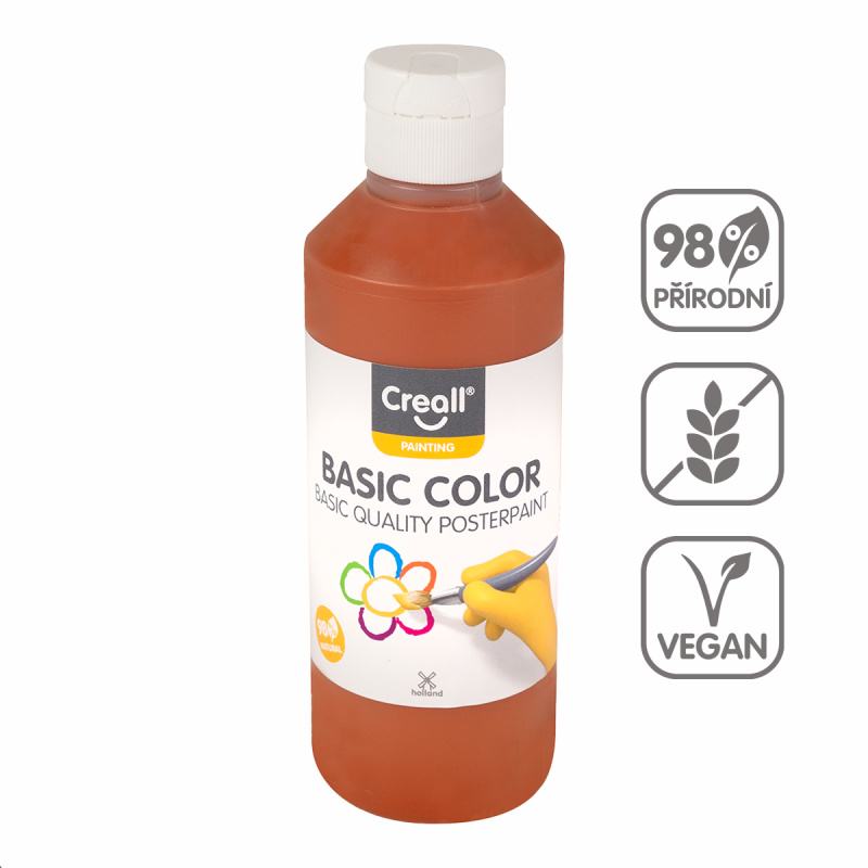 Temperová barva Creall, 250 ml - sv. hnědá