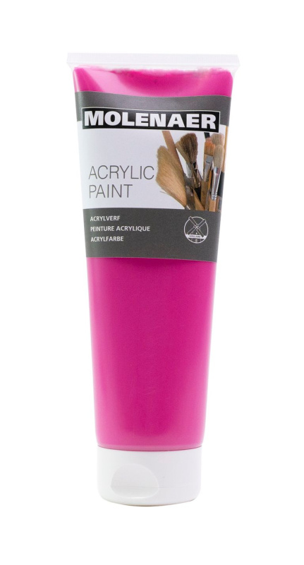 Akrylová barva Molenaer 250 ml - magenta