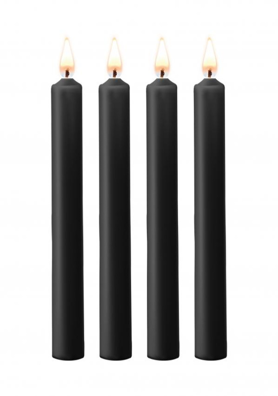 Ouch! SM svíčky velké 4 ks - černé