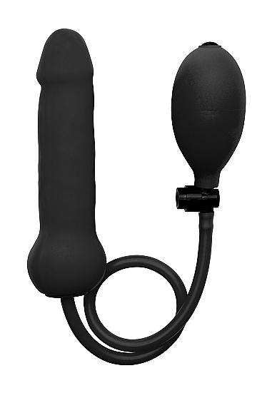Ouch! Nafukovací dildo - černé