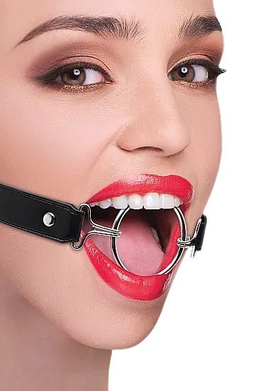 Ouch! Roubík Ring Gag XL - Black