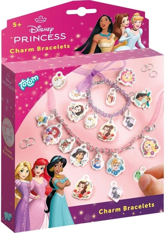 Totum sada náramků s přívěsky DISNEY PRINCESS