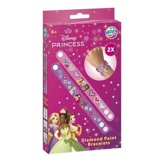 Diamantové malování - náramky Disney Princezny