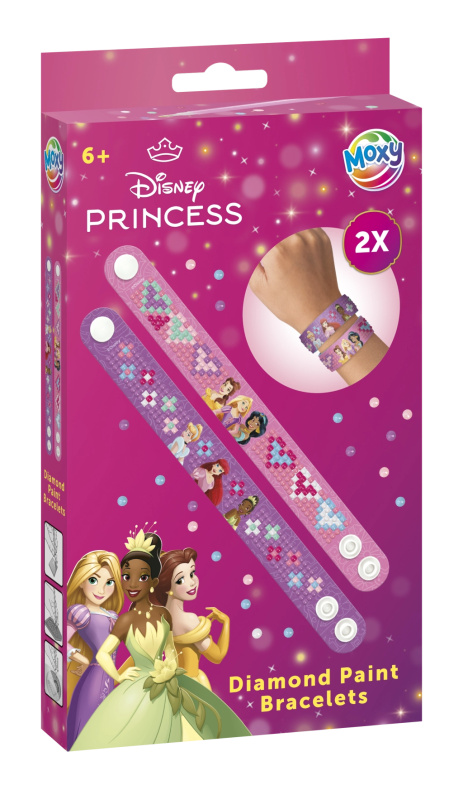 Diamantové malování - náramky Disney Princezny