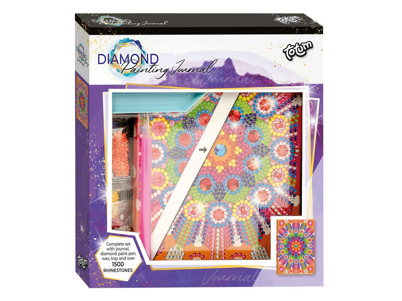 Lowlands Kreativní sada diamantový deník mandala s nalepovacími diamanty