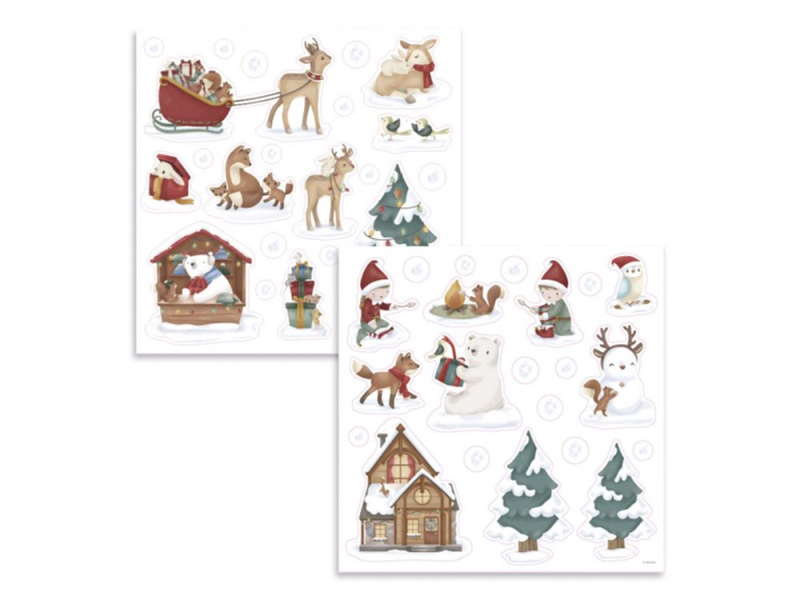 Samolepky na okno Vianoce