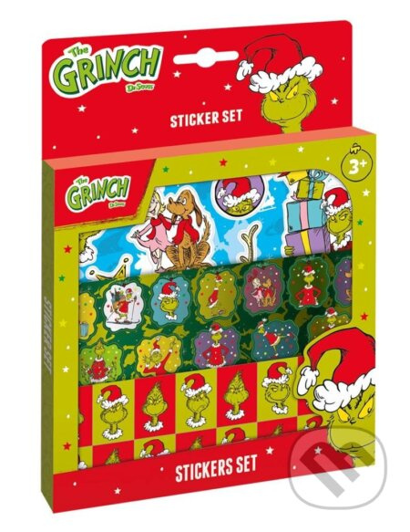 Grinch Set samolepiek