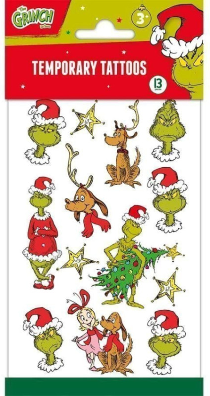 Grinch Dočasné tetování EPEE Czech s.r.o.