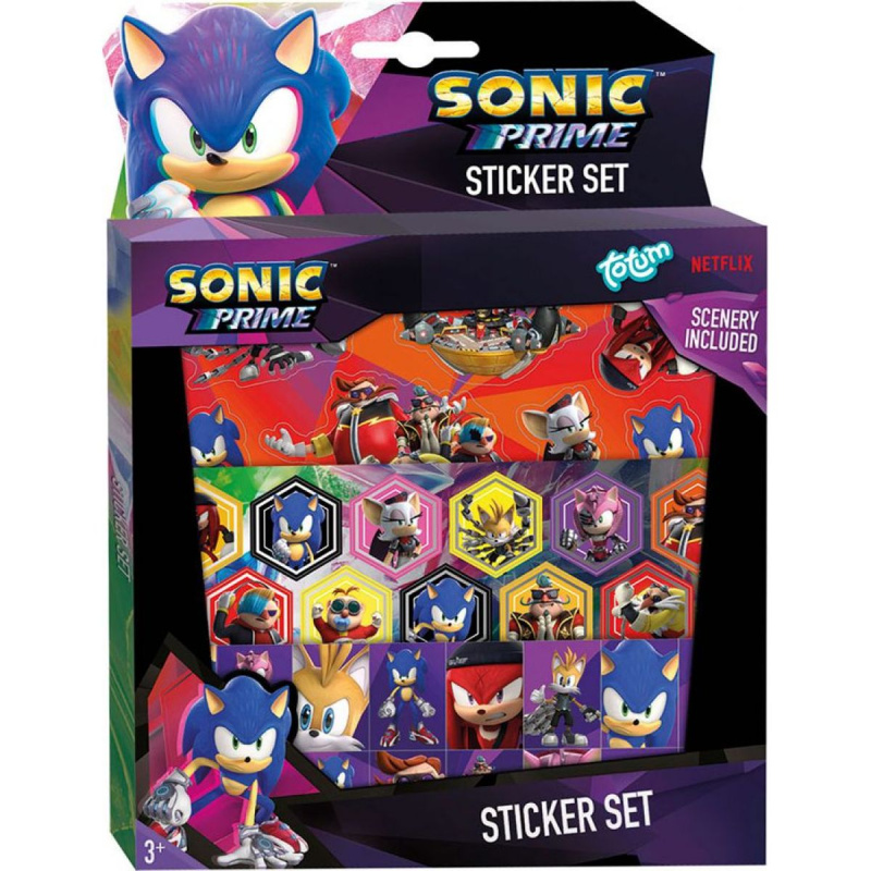 Sonic dárkový box se samolepkami
