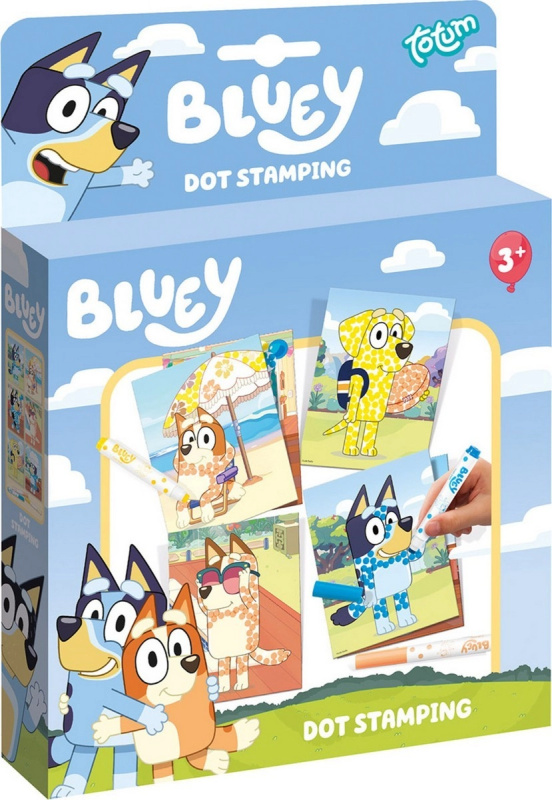 Totum Razítkování puntíky Bluey