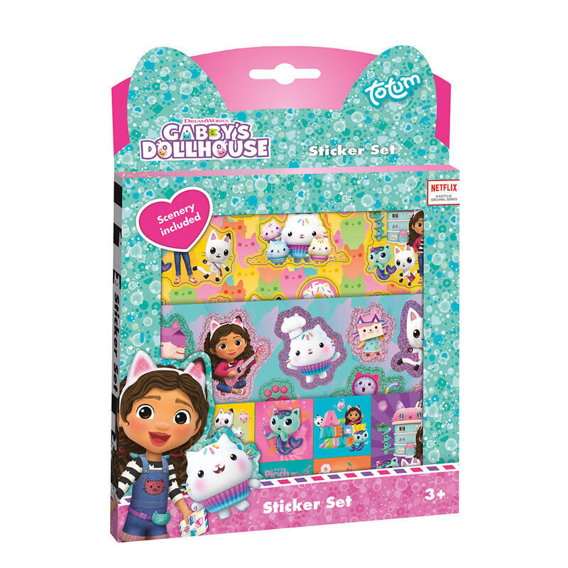 Gabby Gabby's Dollhouse dárkový box se samolepkami