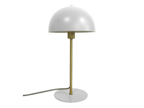 Leitmotiv Stolní lampa ve tvaru houby BONNET, Ø 20 cm bílá