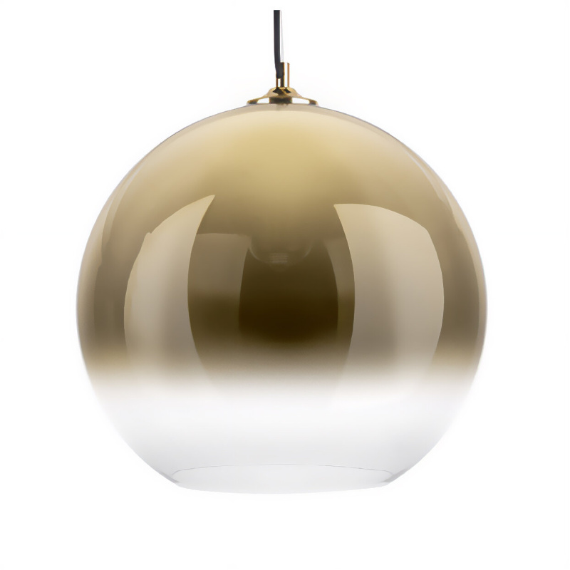 Leitmotiv Skleněný lustr, BUBBLE, 150 cm, zlatý zlatý