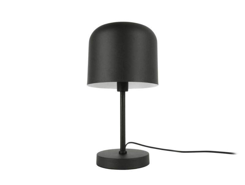 Leitmotiv Stolní kovová lampa CAPA, Ø 20 cm černá