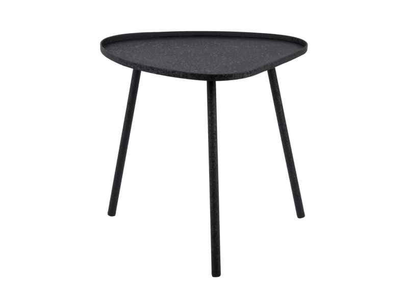 Leitmotiv Kovový konferenční stolek BOAZ, výška 43 cm, černý černá