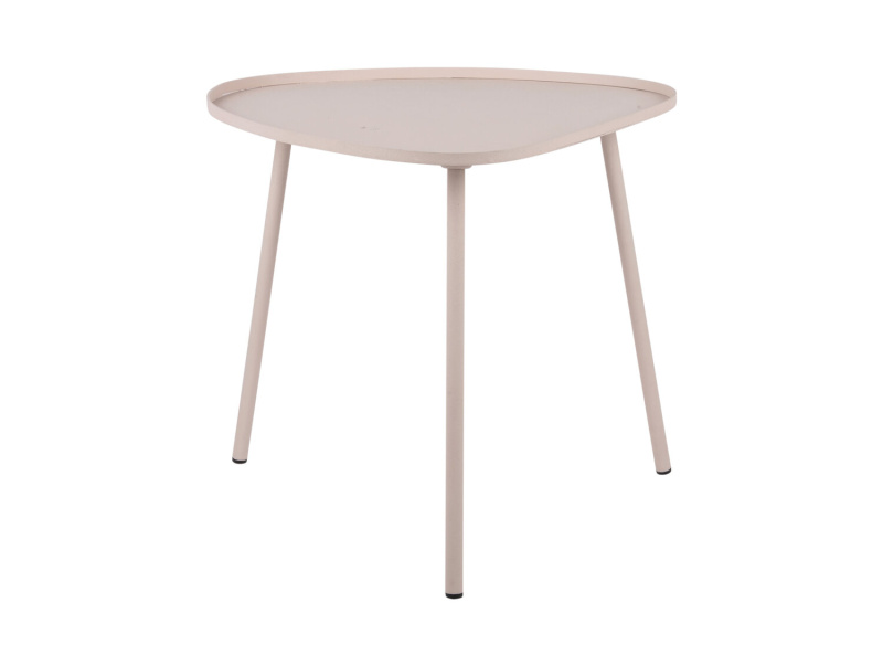 Leitmotiv Kovový konferenční stolek BOAZ, výška 43 cm, šedý šedá