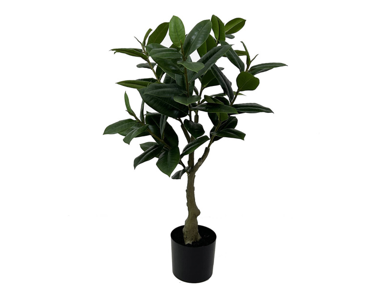 present time Umělá rostlina, gumovník, 69 cm zelená