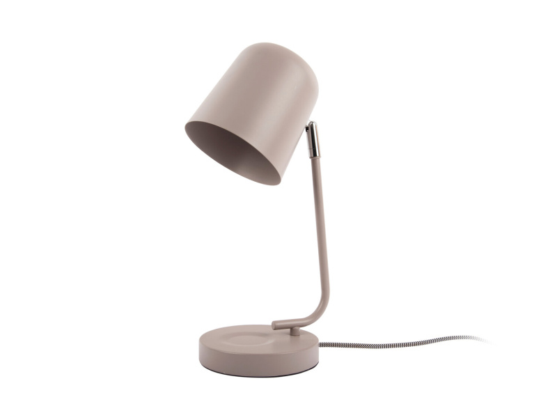 Leitmotiv Kovová stolní lampa ENCANTAR, výška 38,5 cm, šedá šedá