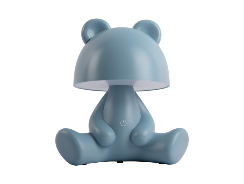 Leitmotiv Noční lampička do dětského pokoje BEAR, bezdrátová, modrá modrý