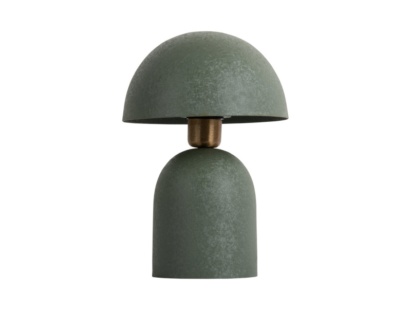 Leitmotiv Stolní lampa BOAZ ve tvaru hřibu BOAZ, Ø 21 cm zelený