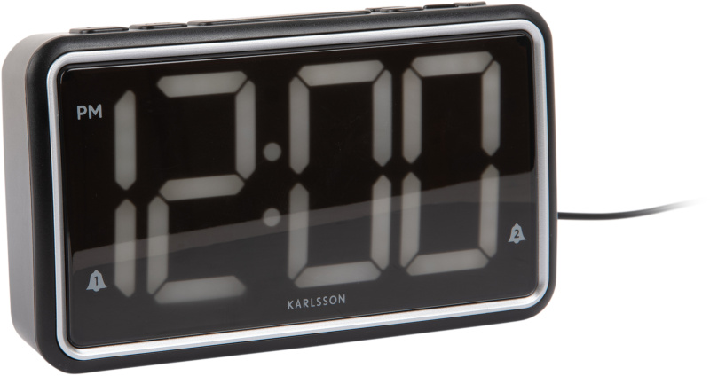 Karlsson Digitální LED stolní hodiny 6035BK