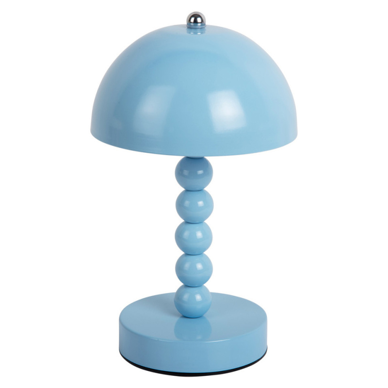 Leitmotiv Stolní lampa BUBBLES, Ø 16 cm, modrá modrý