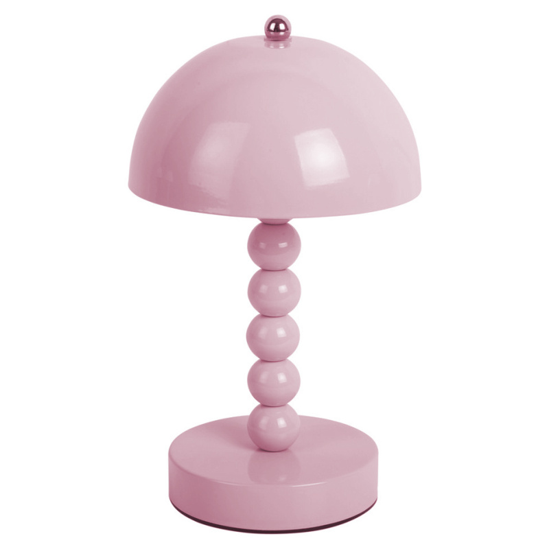 Leitmotiv Stolní lampa BUBBLES, Ø 16 cm, růžová růžový