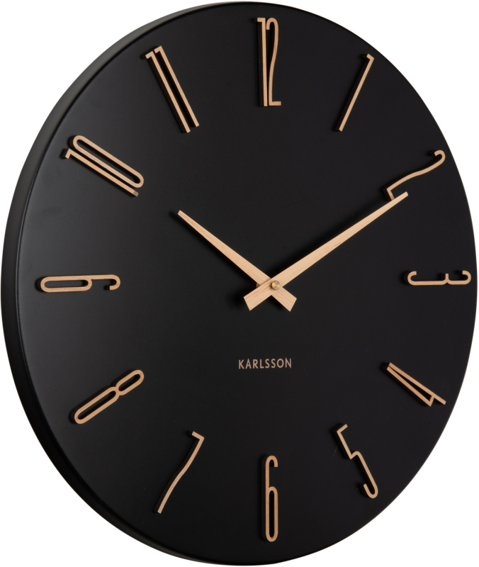 Karlsson Designové nástěnné hodiny 6072BK