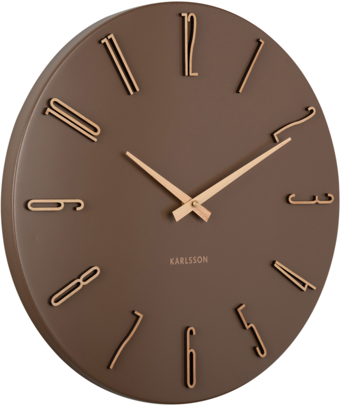 Karlsson Designové nástěnné hodiny 6072BR
