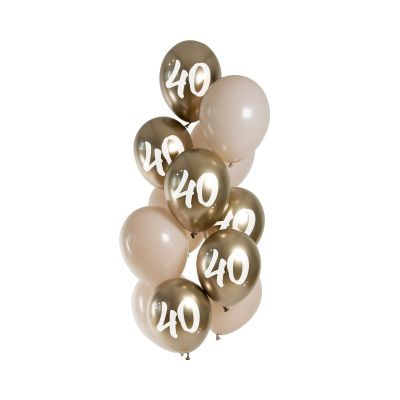 Balónky latexové Jubileum 40 set 12 ks Albi