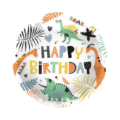 Balónek fóliový Happy Birthday Dinosauři Albi