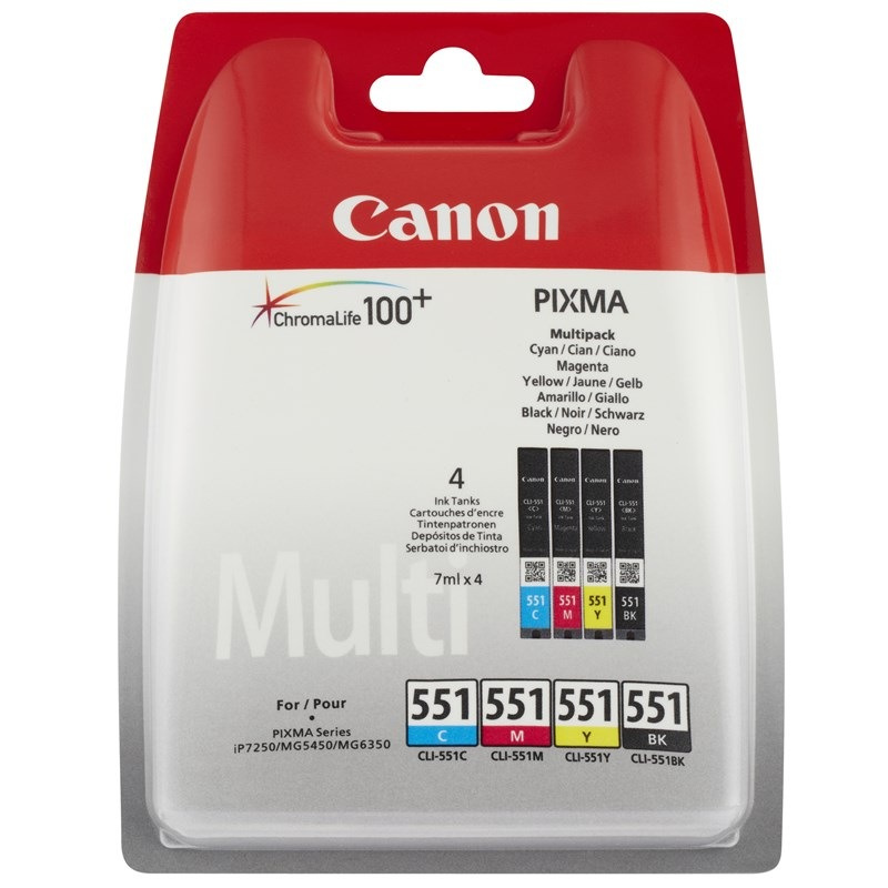 Cartridge Canon CLI-551 C/M/Y/BK