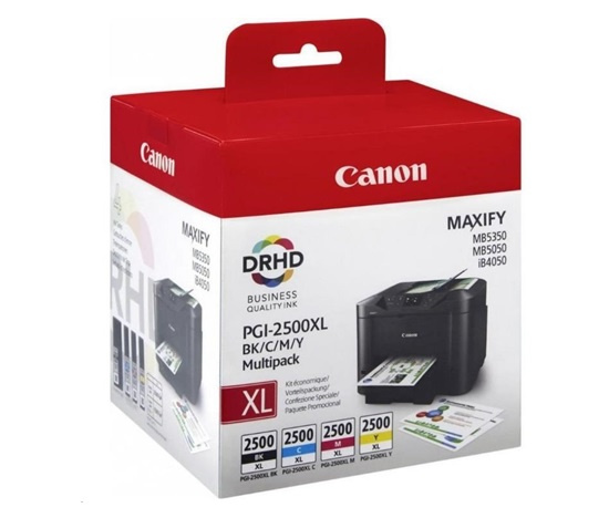 Kazeta inkoustová  Canon PGI-2500XL, multipack, 4 barvy