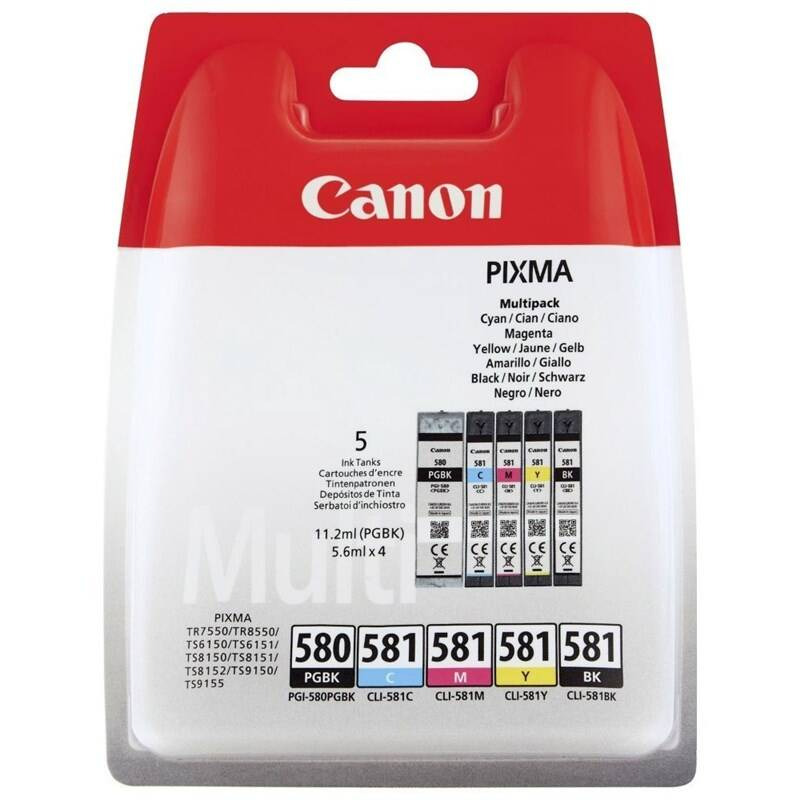 Canon PGI-580/CLI-581 PGBK/C/M/Y/BK MULTI