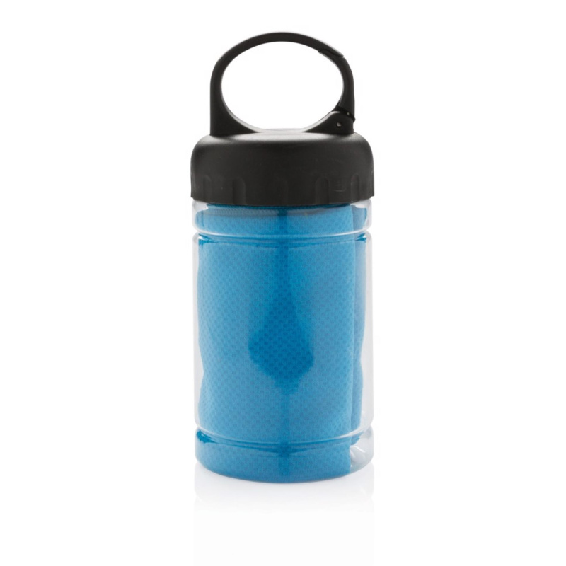 Chladící ručník, modrý, 77 x 30 cm