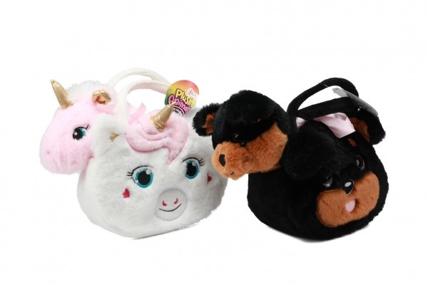Teddies Pes/Pejsek v kabelce 25x3 barvy 18m+ 19 cm