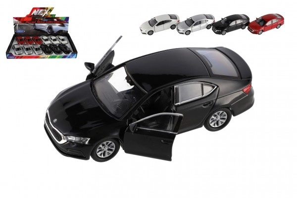 Teddies Welly Auto Škoda Octavia new generation kov/plast 12cm na zpětné natažení