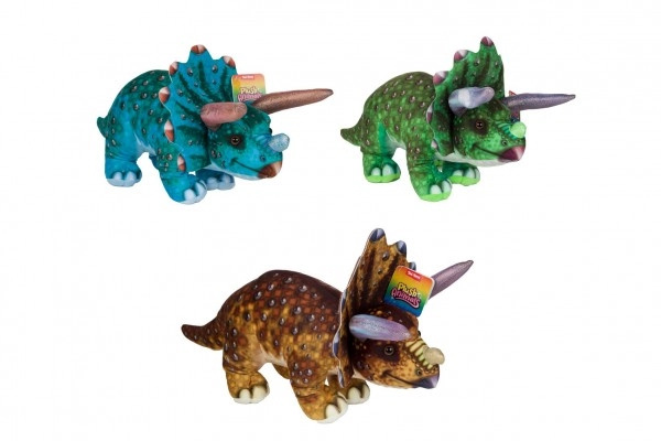 Teddies Dinosaurus Ceratopsian plyš 38x3 barvy 15 cm
