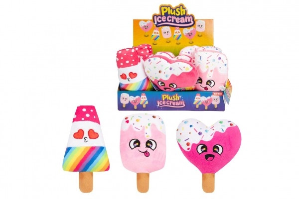 Plyšový Nanuk Zmrzlina 16 cm - 3 Druhy