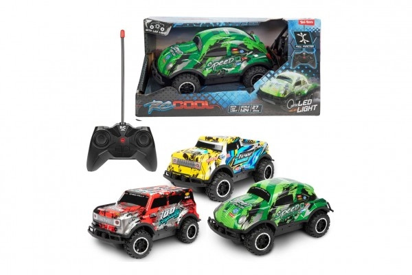 Auto RC terénní 16 cm svítící na baterie