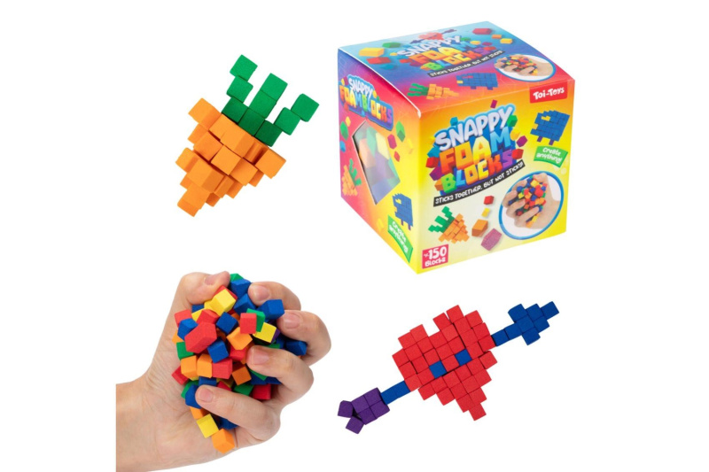 Stavebnice mini pěnové kostičky samolepící